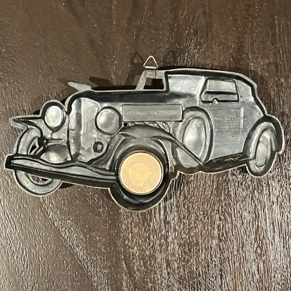 Vintage Indoor/Outdoor Thermometer 1934 DUESENBERG - Picture 2 of 4